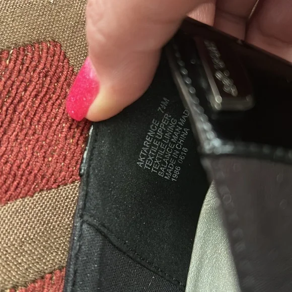 Anne Klein sport woman’s black wedge heel pumps textile upper Aktarence sz 7.5M🌹 - Picture 17 of 17